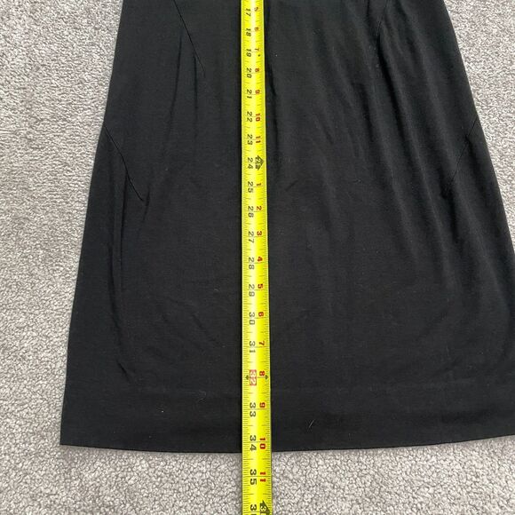 Diane Von Furstenberg DVF Midi Sheath Dress Womens 4 Black Blue Sleeveless NWOT - Picture 9 of 14
